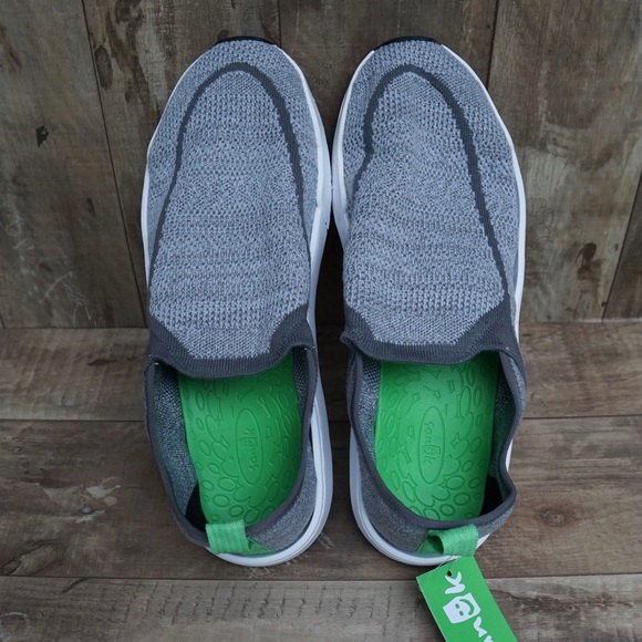 Sanuk Chiba Quest Knit Grey Men’s Slip-On Shoes - Picture 13 of 16